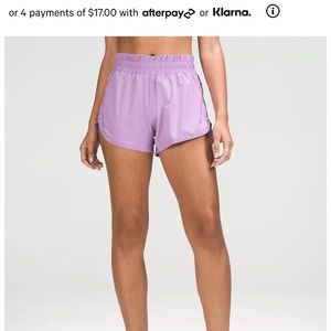 Track That High-Rise Lined Short 3" Size 4